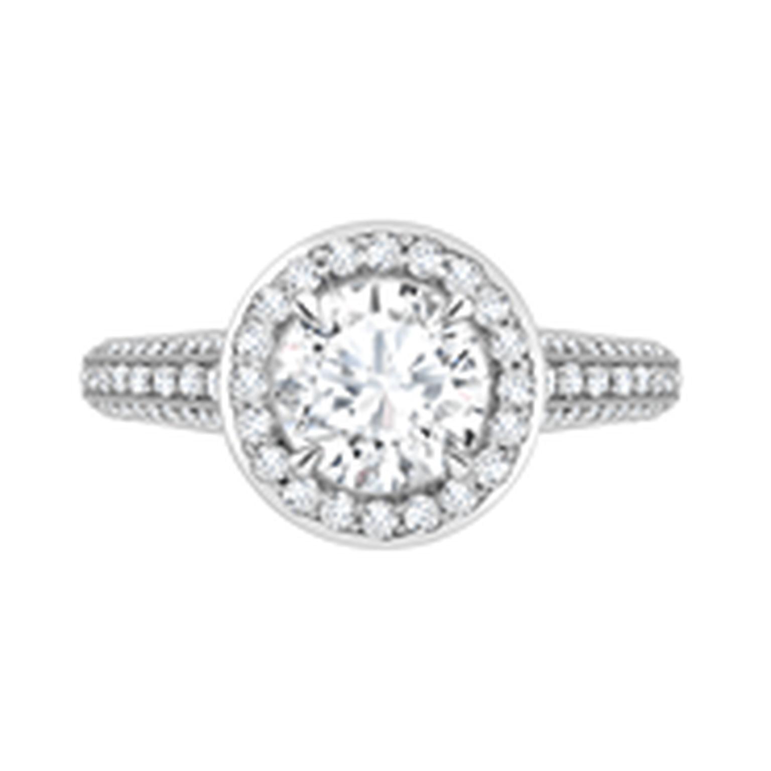 David Marshall Round Brilliant Cut Diamond Ring_thumb