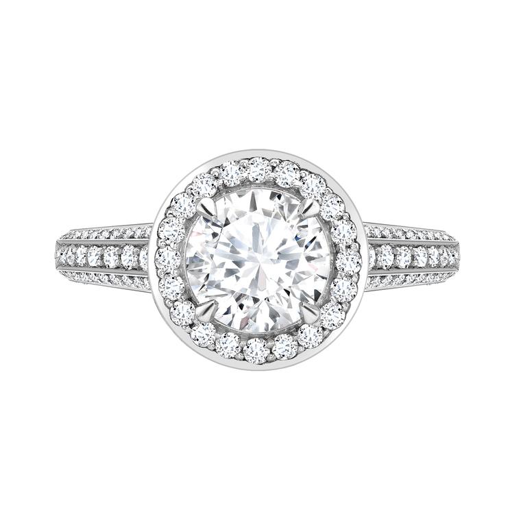 David Marshall Round Brilliant Cut Diamond Ring_zoom