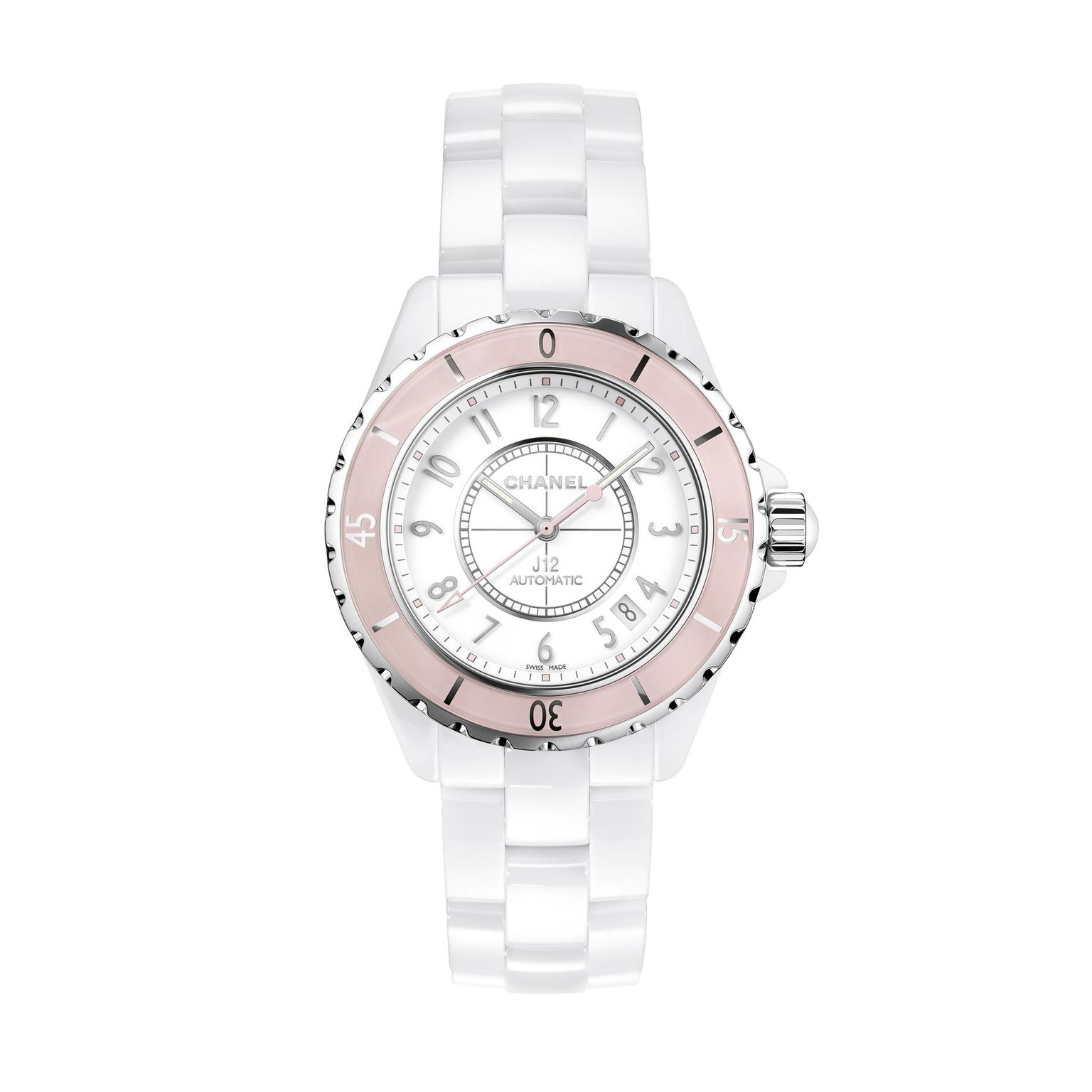 Chanel J12 38mm Rose ladies watch_zoom