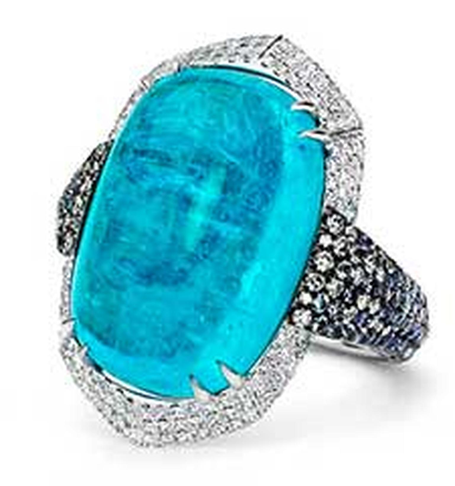 Martin Katz Paraiba tourmaline ring