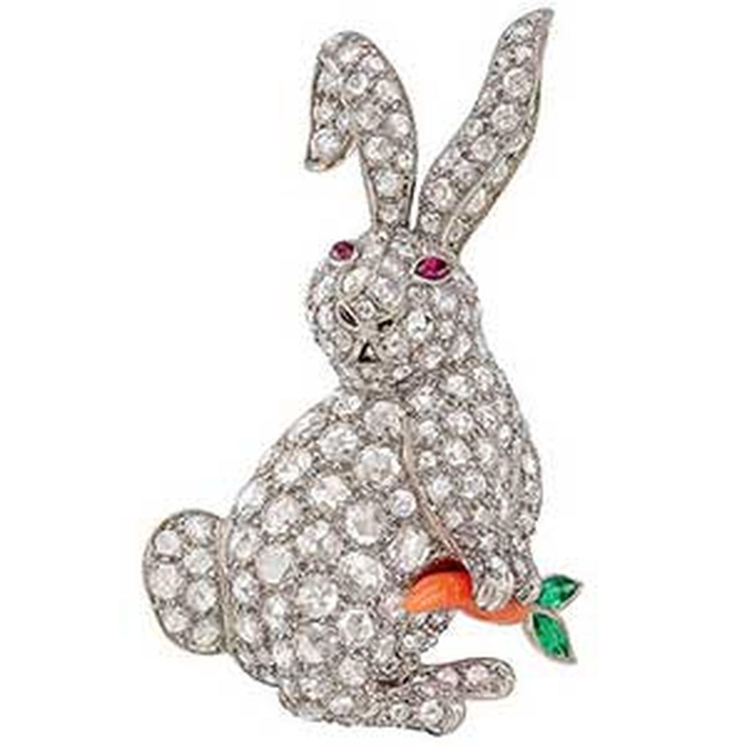 Bunny brooch