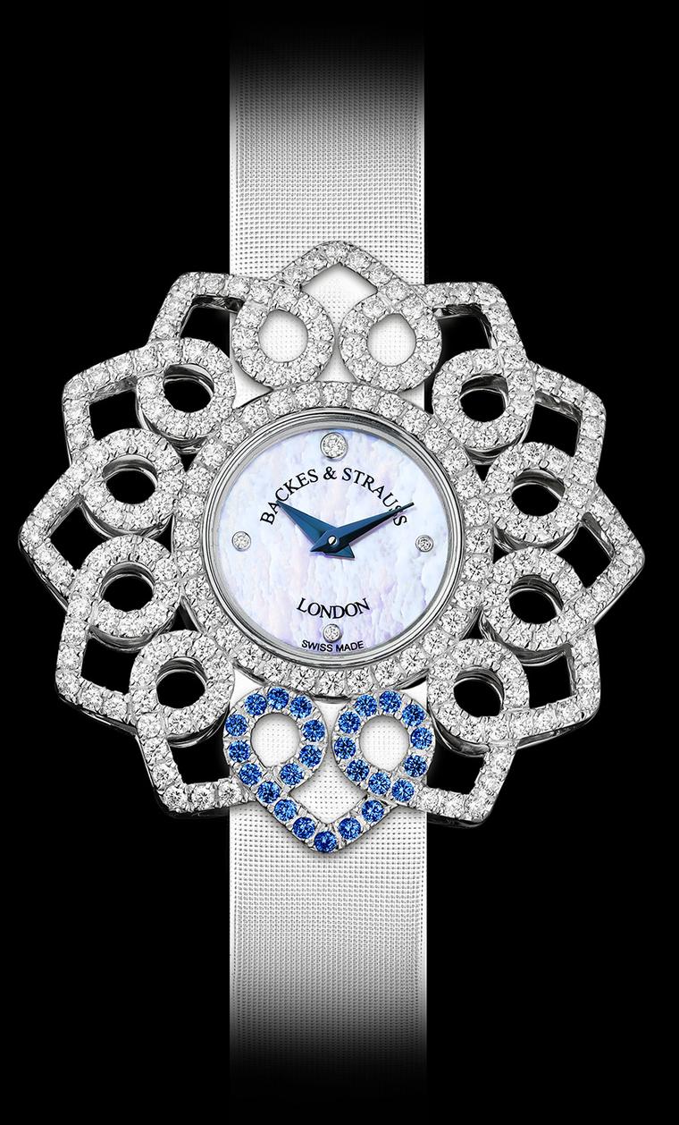 Backes & Strauss Victoria Blue Heart watch