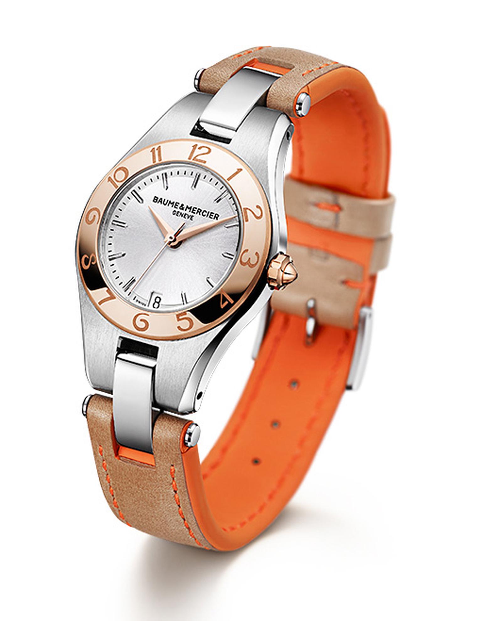 Baume & Mercier Linea with spring/summer 2012 strap