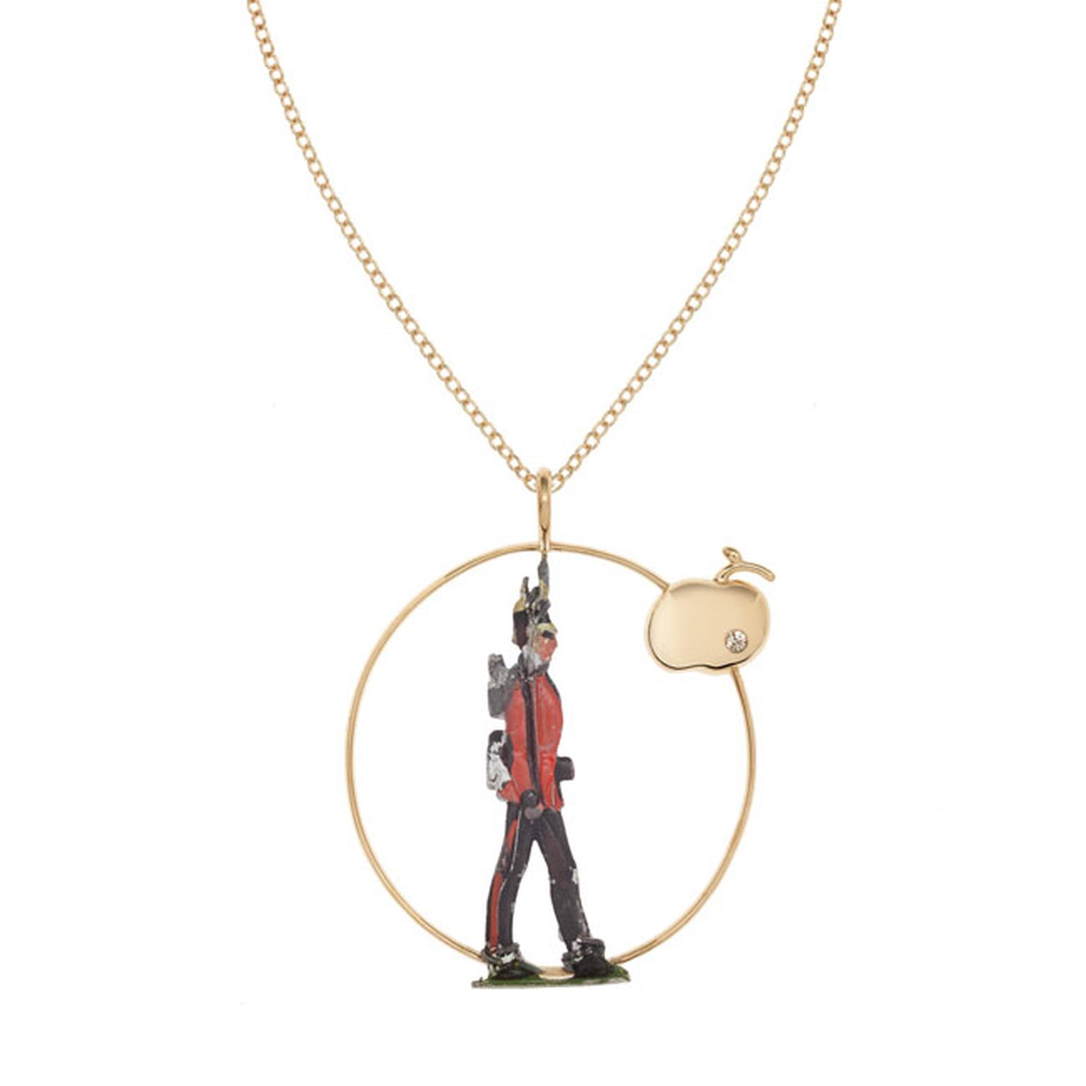 Francesca Villa Yellow Gold Soldier necklace_main