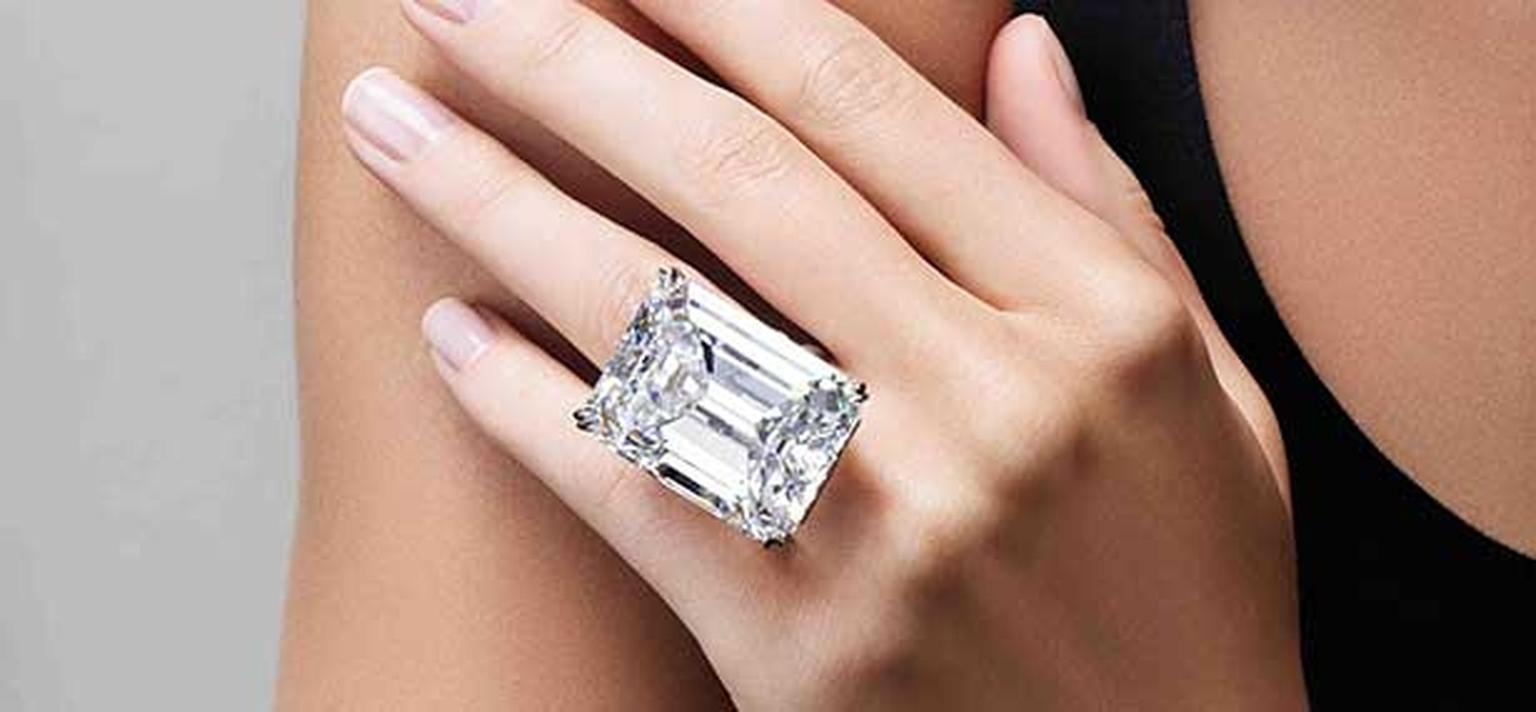 100ct -emerald -cut -engagement -ring