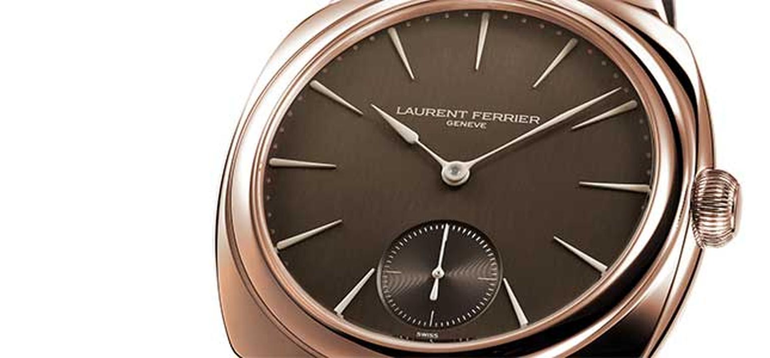 Laurent -Ferrier -Galet -Square -Chocolate -watch