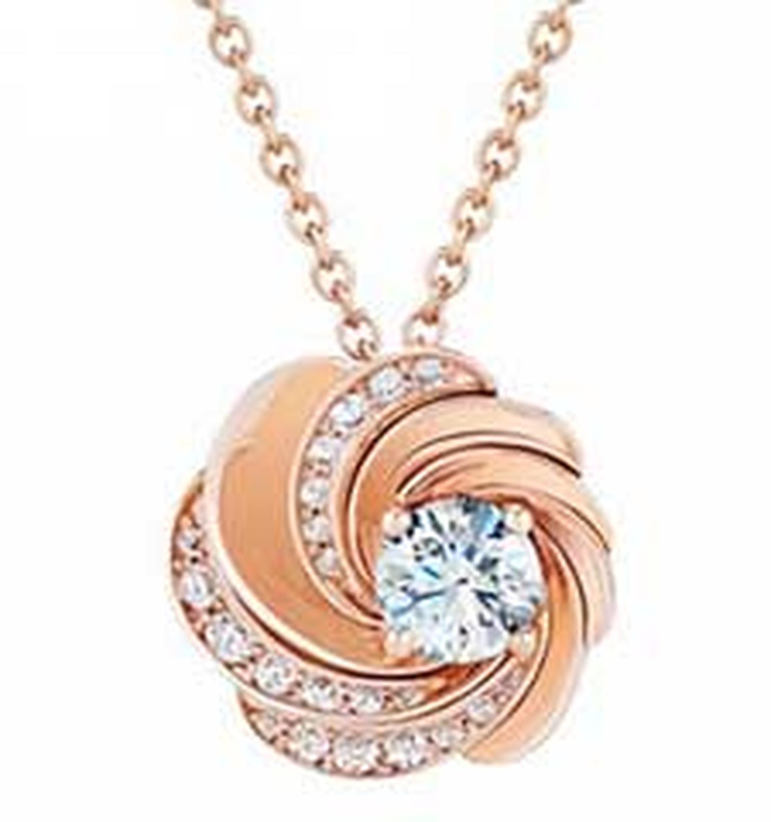 De -Beers -Aria -rose -gold -pendant