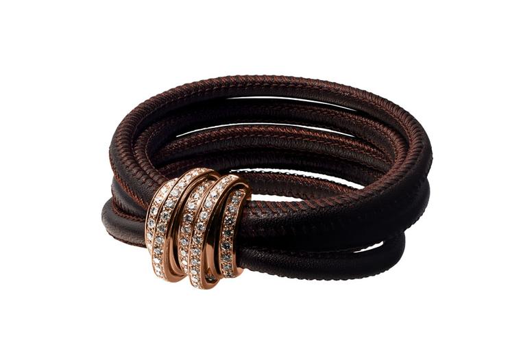 Another shade of the ‘Allegra’ bracelet, this time in rich brown.