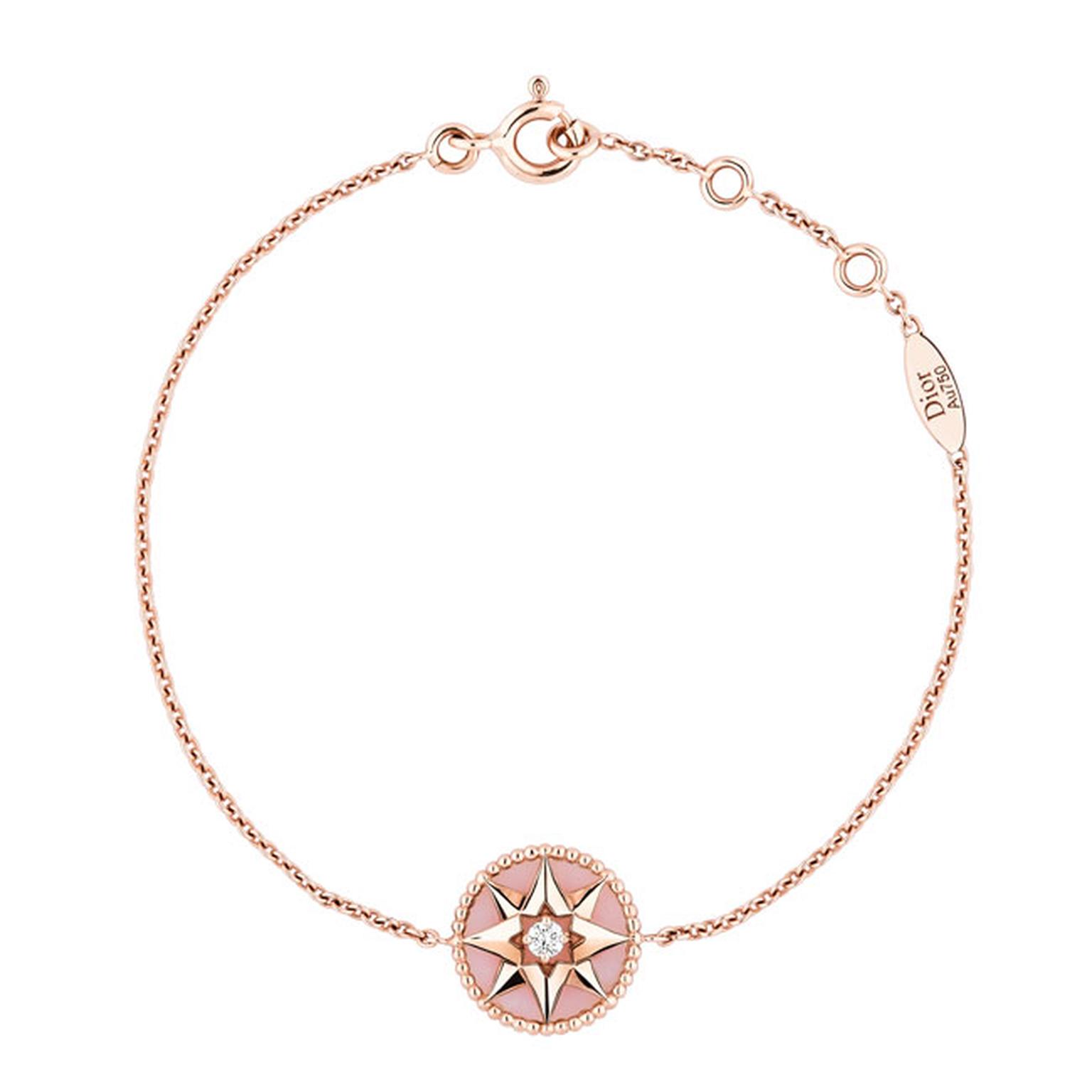 Dior Rose Des Vents pink gold pink opal and diamond bracelet_main