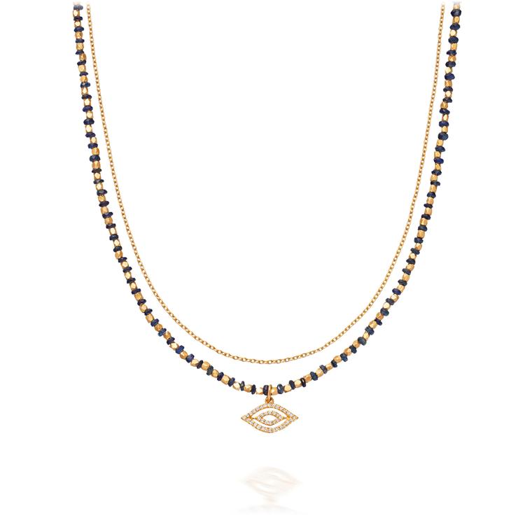 Astley Clarke Fine Biography Sapphire Evil Eye necklace_zoom