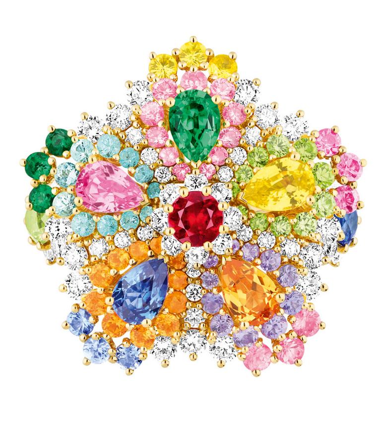 The new Cher Dior collection of high jewels makes its explosive debut at Paris Couture Week