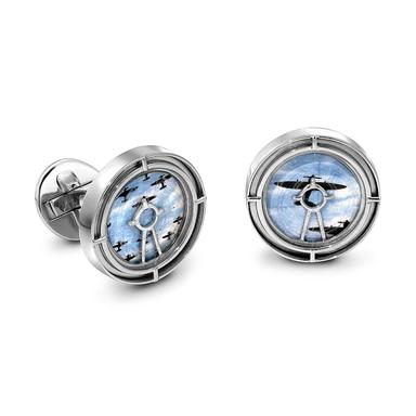Original cufflinks by Theo Fennell can be personalised with a scene of ...
