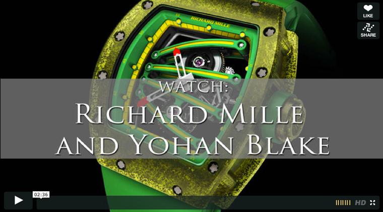 We talk to Yohan Blake about his new collaboration with watch maker Richard Mille in our latest video