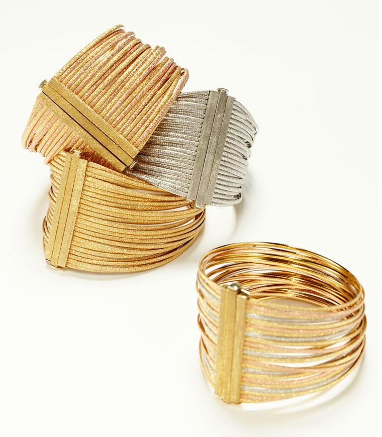 Carolina Bucci. 4cm Multi-strand cuffs all £8,845