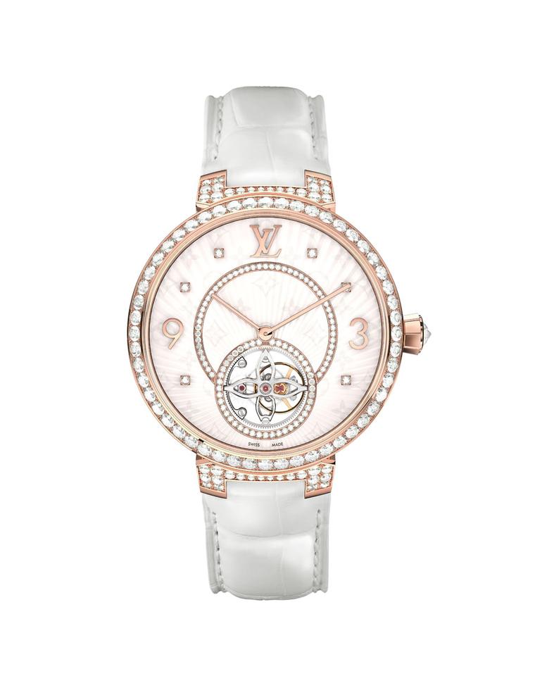 Louis Vuitton Presents Tambur Moon, The First Diamond-Encrusted Poinçon de  Genève Pavée Watch