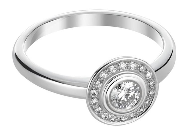 Cartier d'Amour solitaire - Platinum, brilliant-cut diamond as central stone