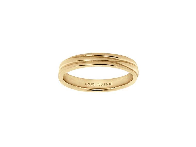 Seal your love with one of four new wedding bands from Louis Vuitton