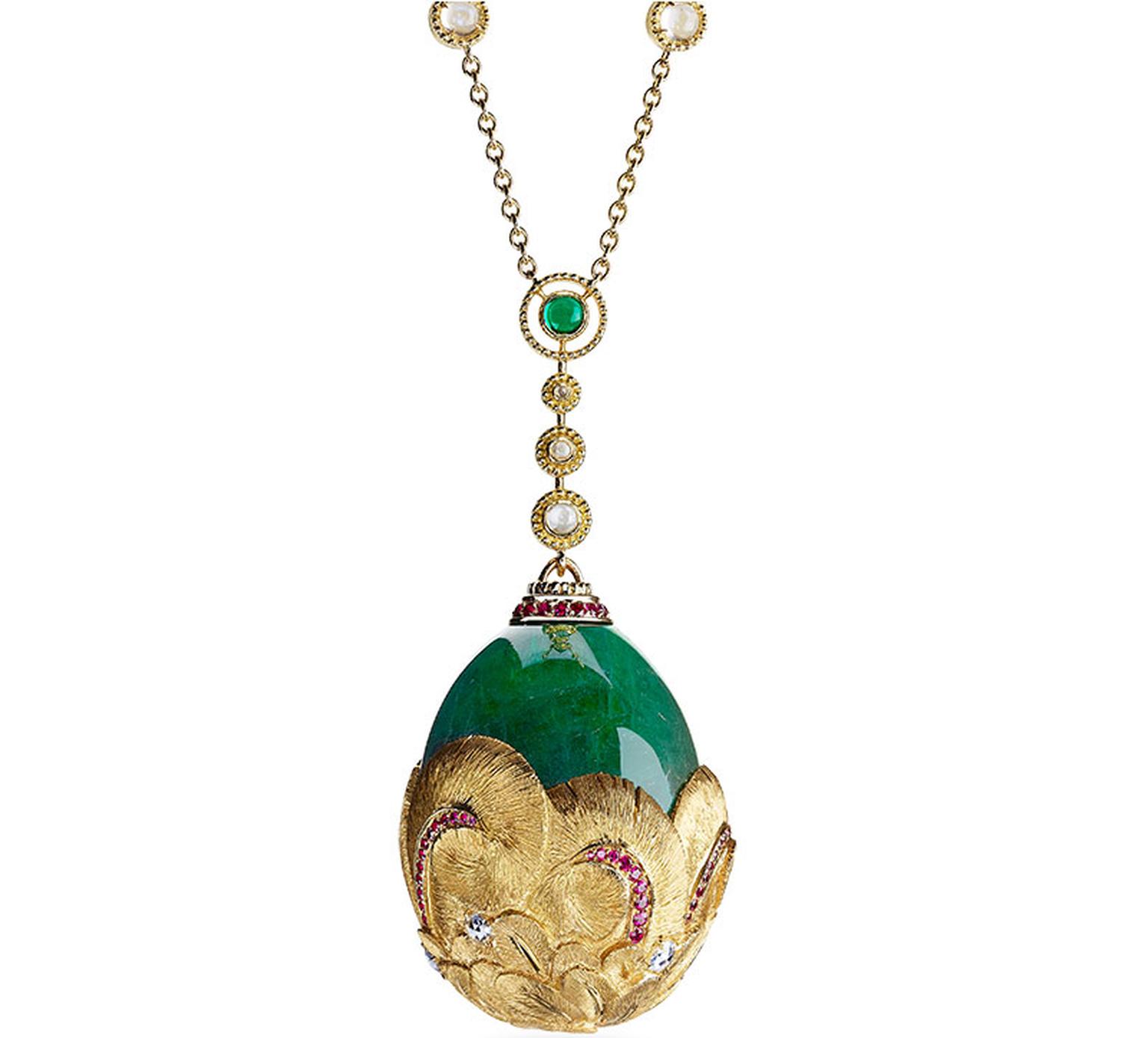 Faberge Collier Plume d'Or