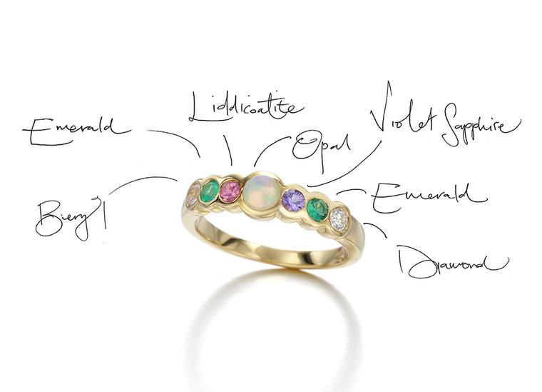 Send a bejewelled love letter with acrostic jewels that spell out a hidden message