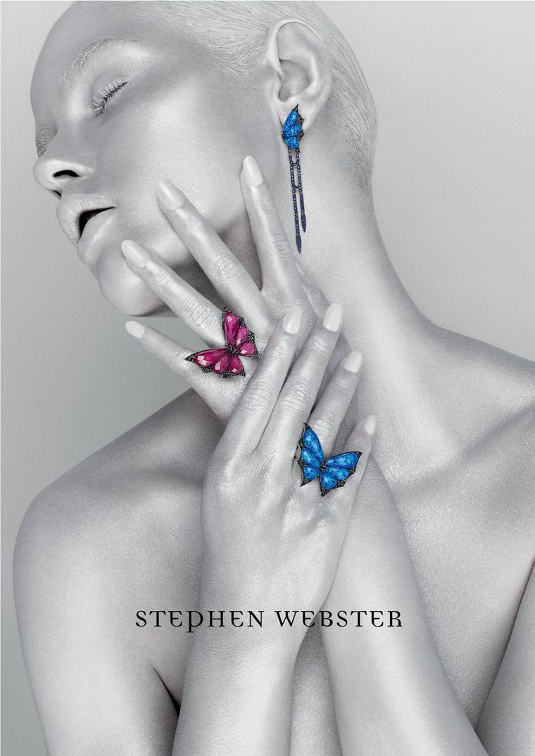 British jeweller Stephen Webster collaborates with Rankin on a typically edgy new ad campaign