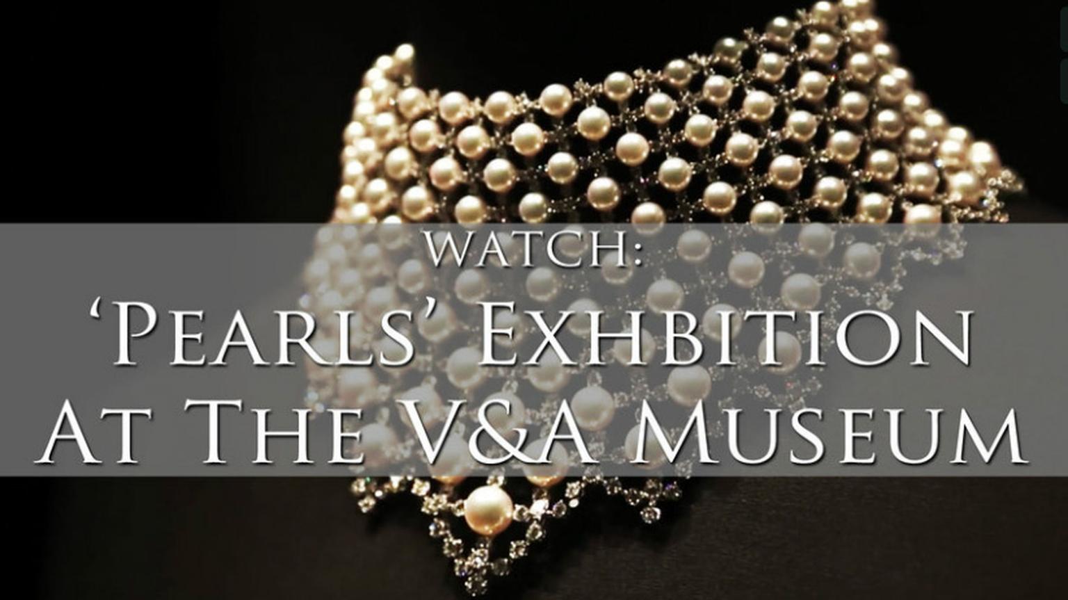 Louis Vuitton Series 3 Exhibiton London - Necklace of Pearls