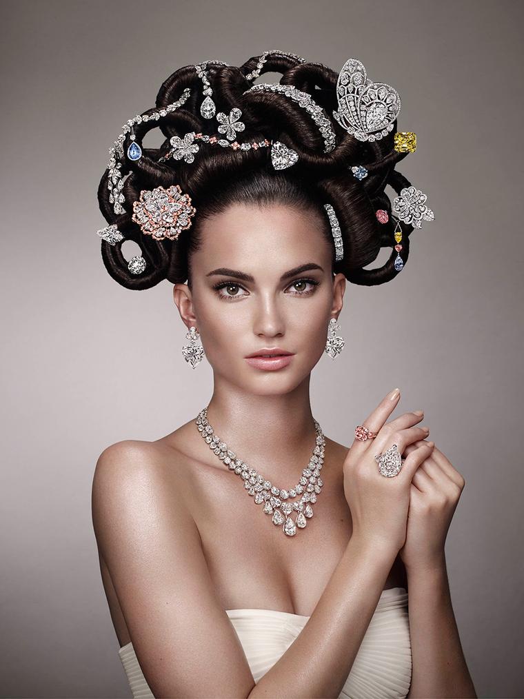 Graff Diamonds recreates an iconic image from the 1970s with half a billion dollars of jewels