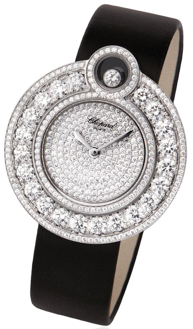 Chopard Happy 8 Watch with black strap