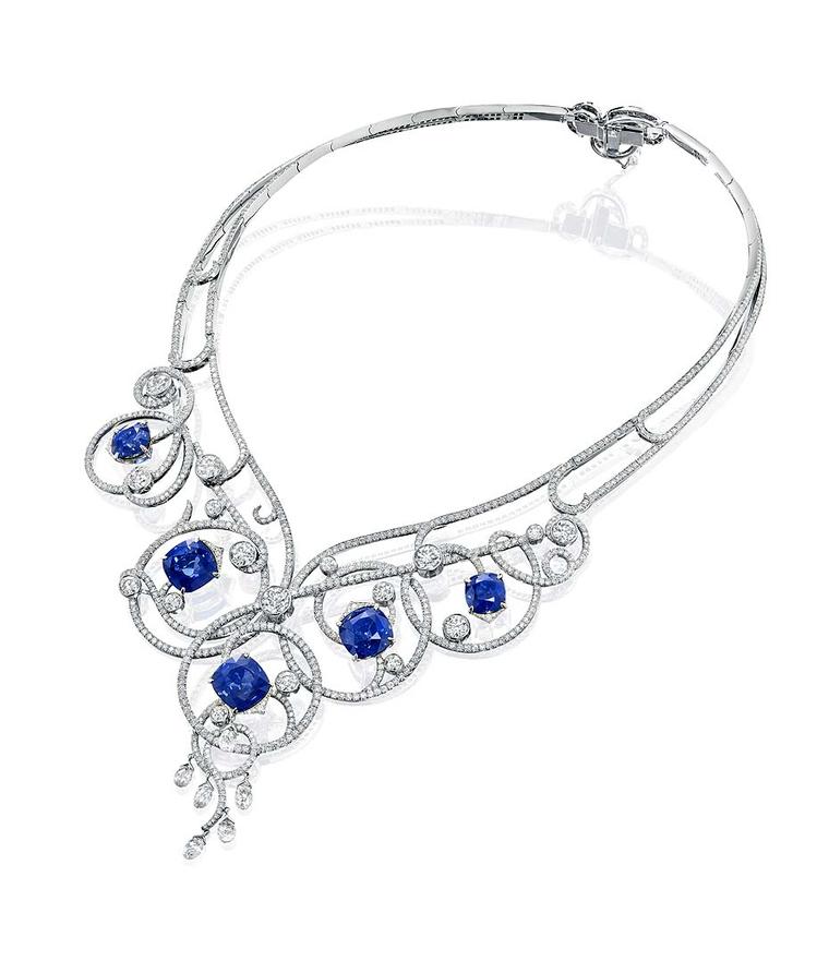 Boodles unveils a very British suite of sapphire and diamond Sweet Pea jewels