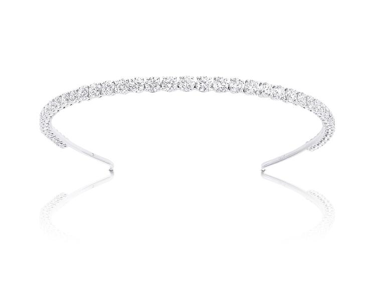 Graff Diamonds Alice band featuring 39 round diamonds totalling 47.32ct.