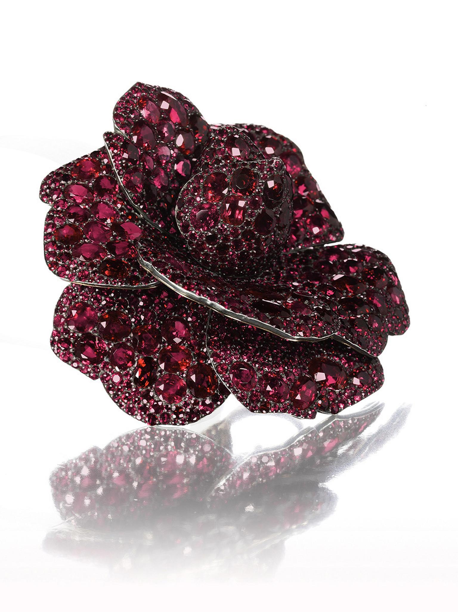 Ruby and diamond brooch by JAR 2003