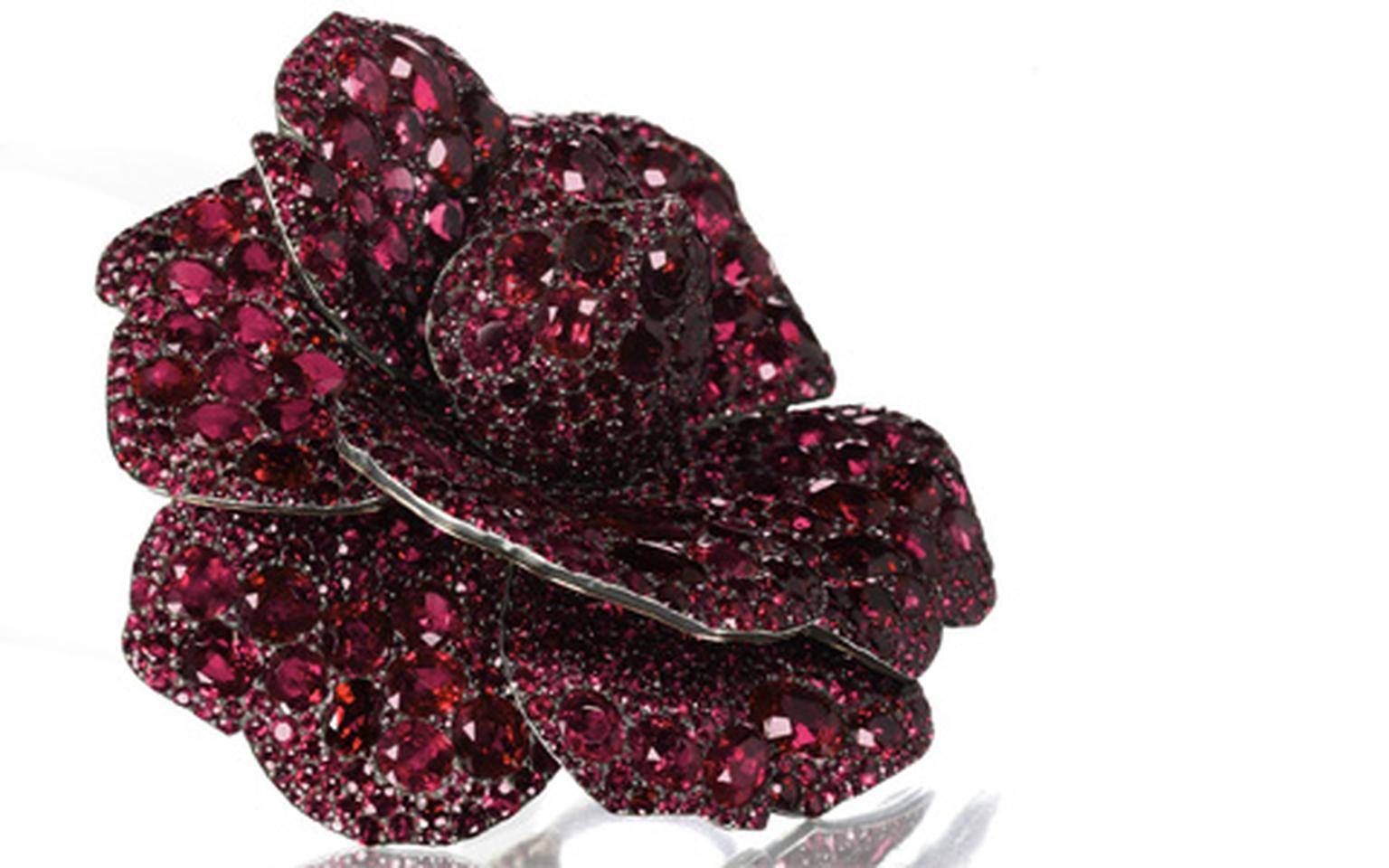 Ruby and diamond brooch by JAR 2003 HP