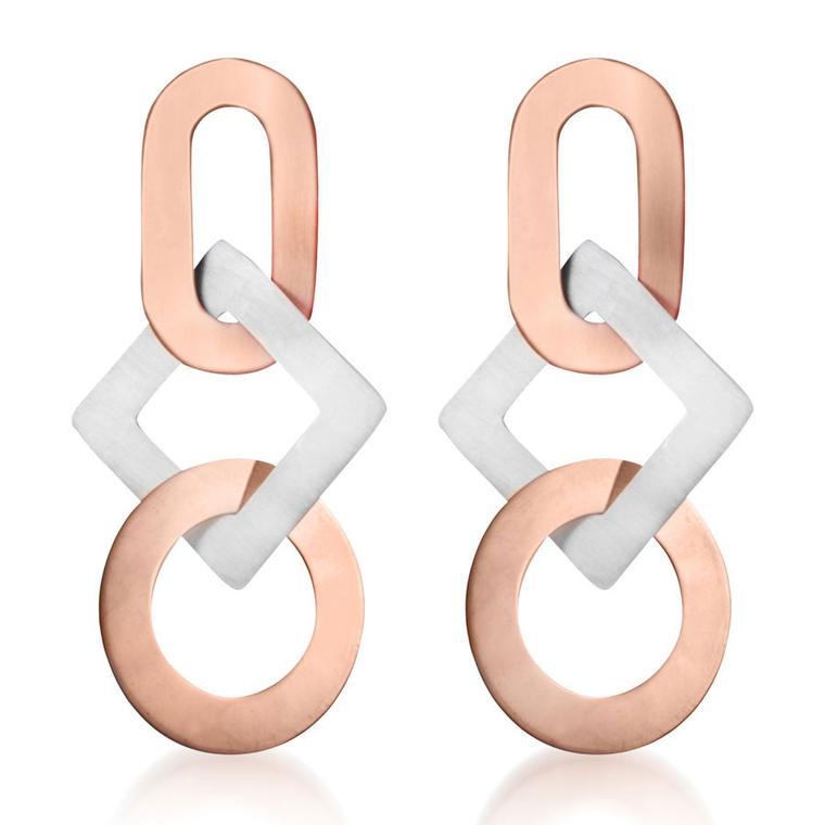 Mita Marina Milano EARRINGS-MACRO-Pink-Gold-9K-and-silver-925