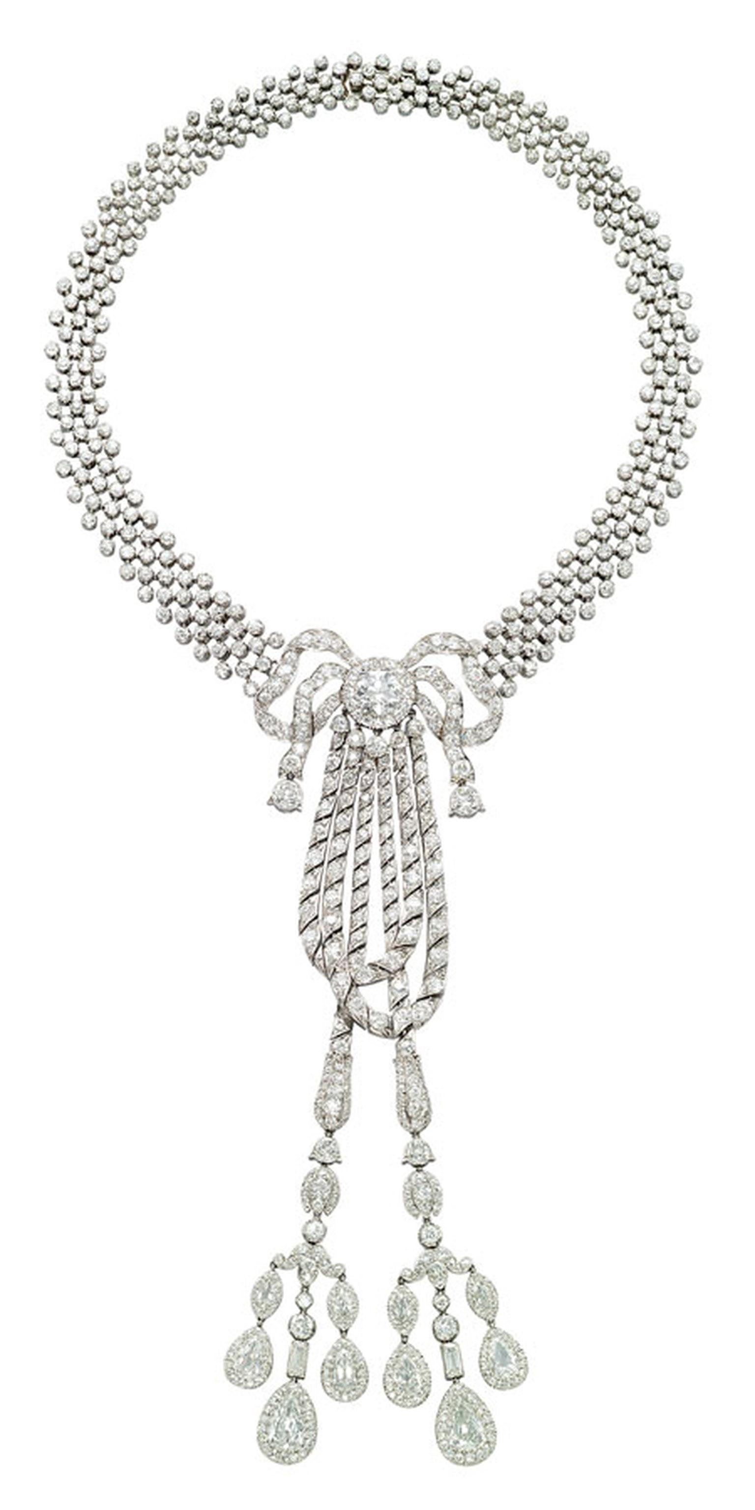 Christies A-Belle-Epoque-diamond-lavaliere-necklace,-by-Cartier,-1911