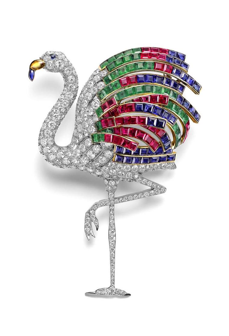 The Duchess of Windsor's 1940 Flamingo brooch was designed by Cartier's stylistic director Jeanne Toussaint