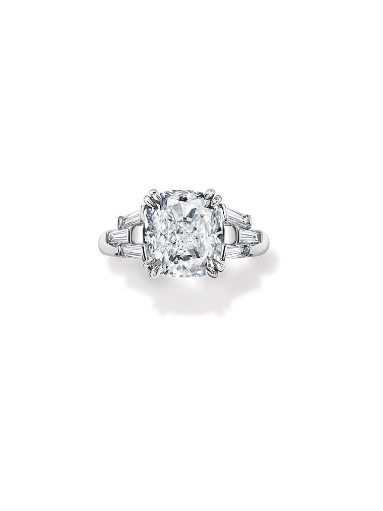Harry Winston The Ultimate Bridal Collection cushion cut diamond ring (£POA)