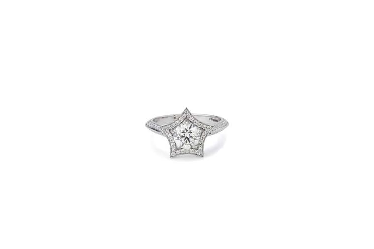 Stephen Webster's Bridal Collection 'Stargazy' engagement ring with Forevermark diamonds.