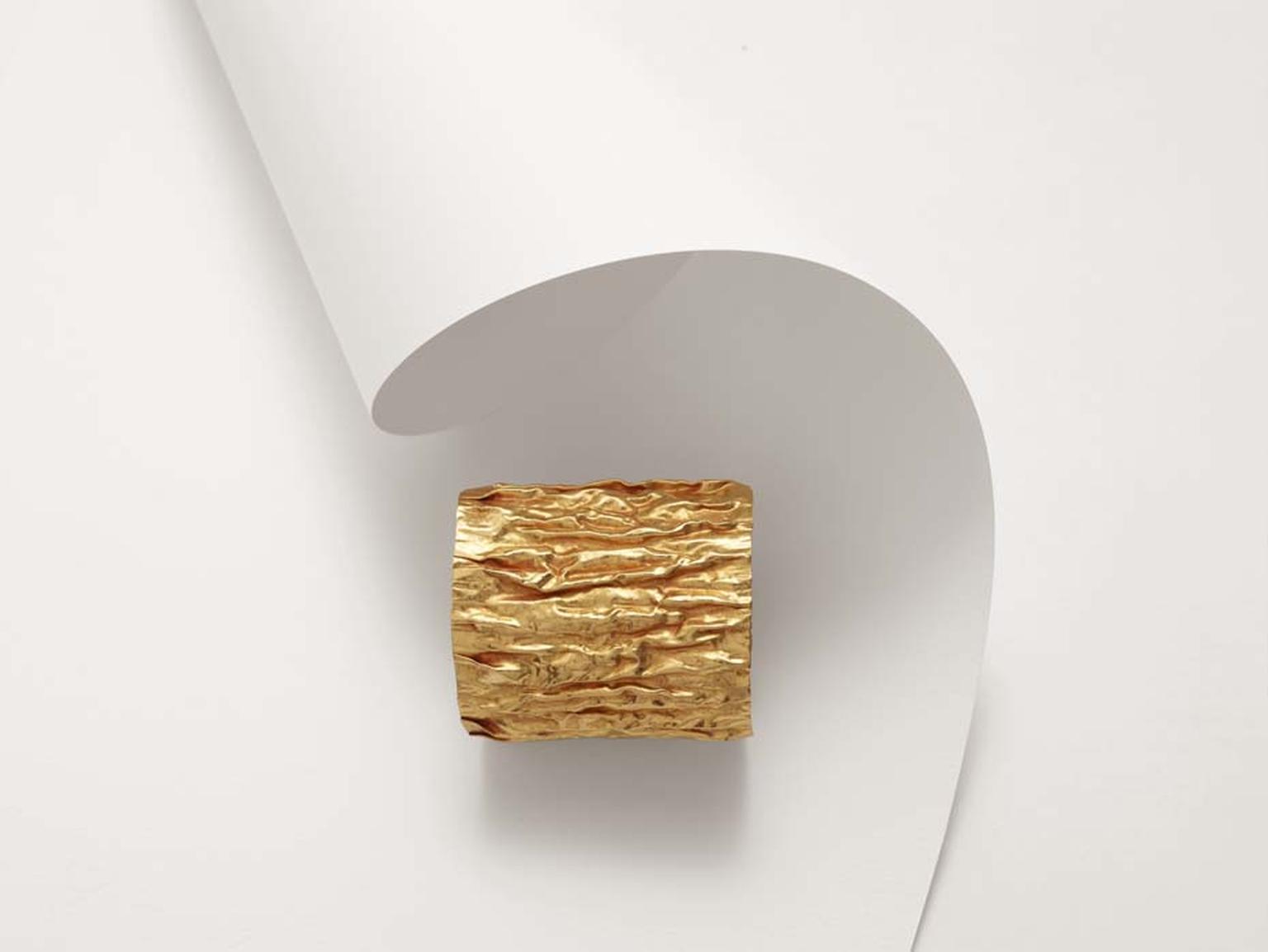 Lily Gabriella bespoke gold cuff.