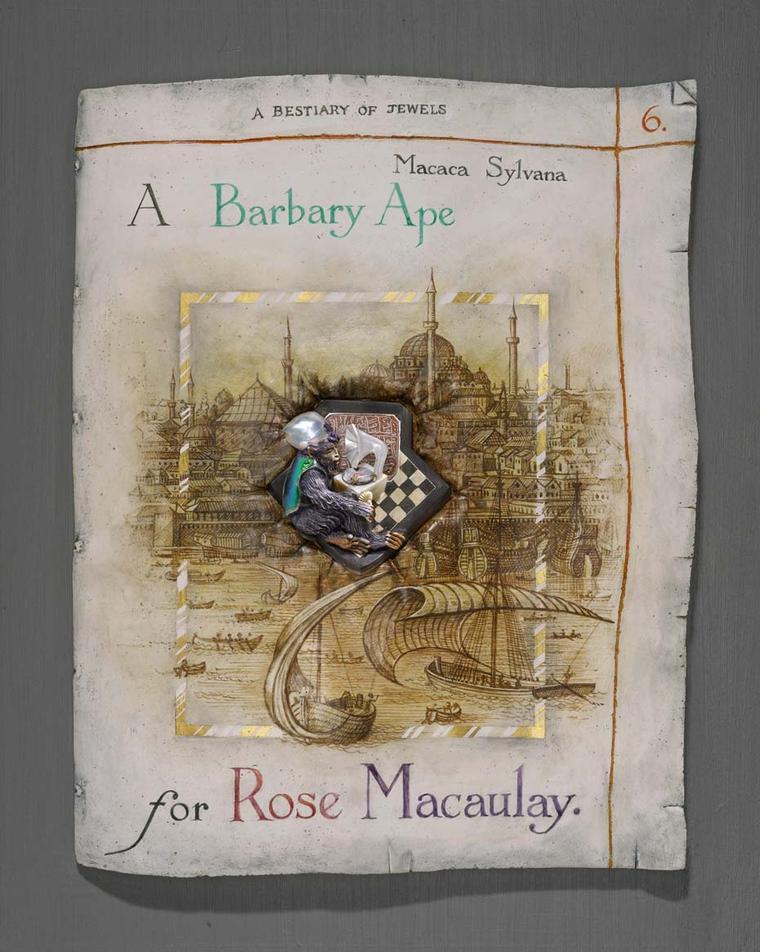 'A Barbary Ape for Rose Macauley' brooch by Kevin Coates