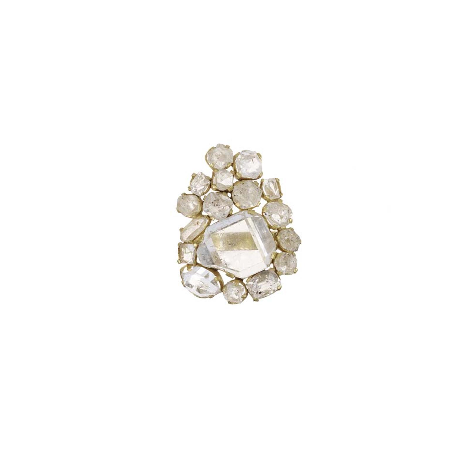 Invisible Set collection diamond ring by Pippa Small