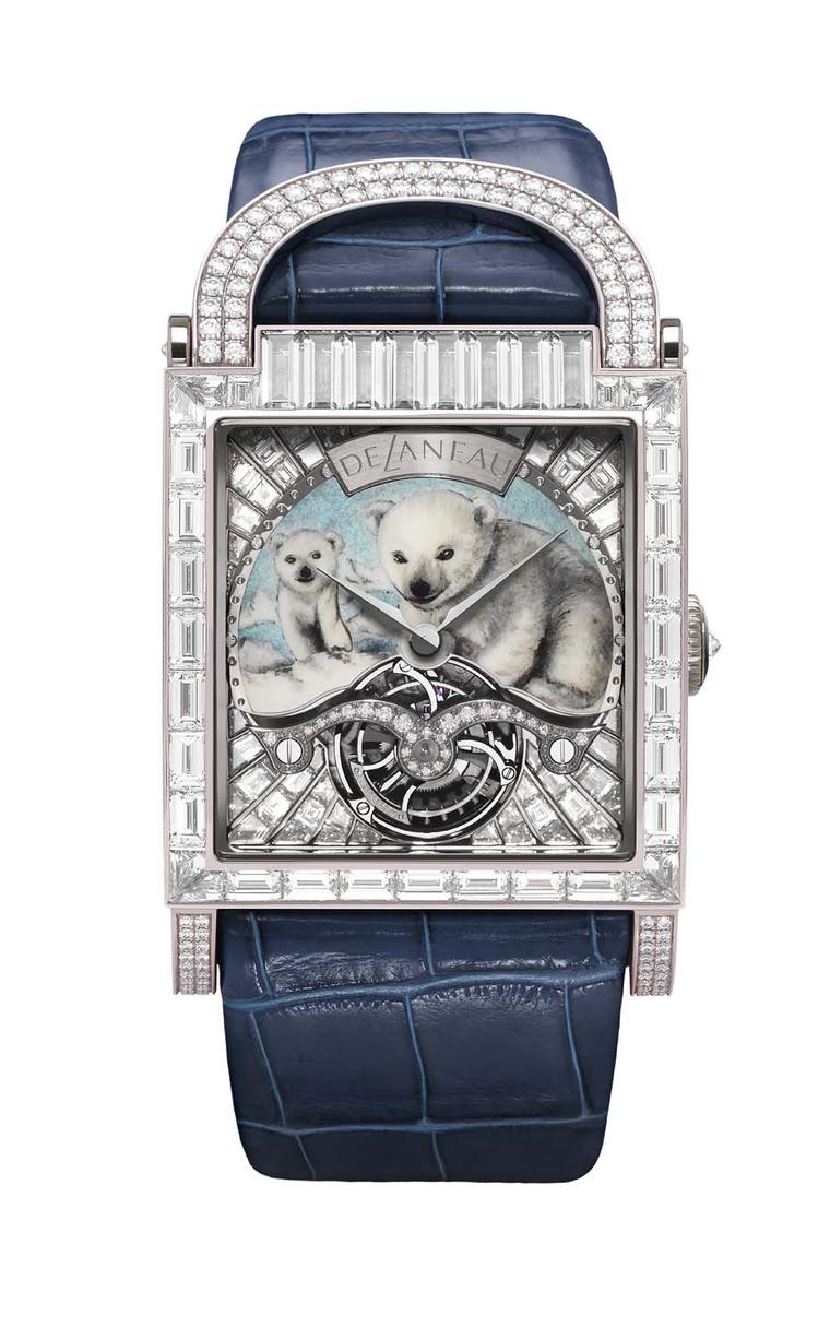 DeLaneau Dôme Tourbillon Tourbillon Polar Bear watch