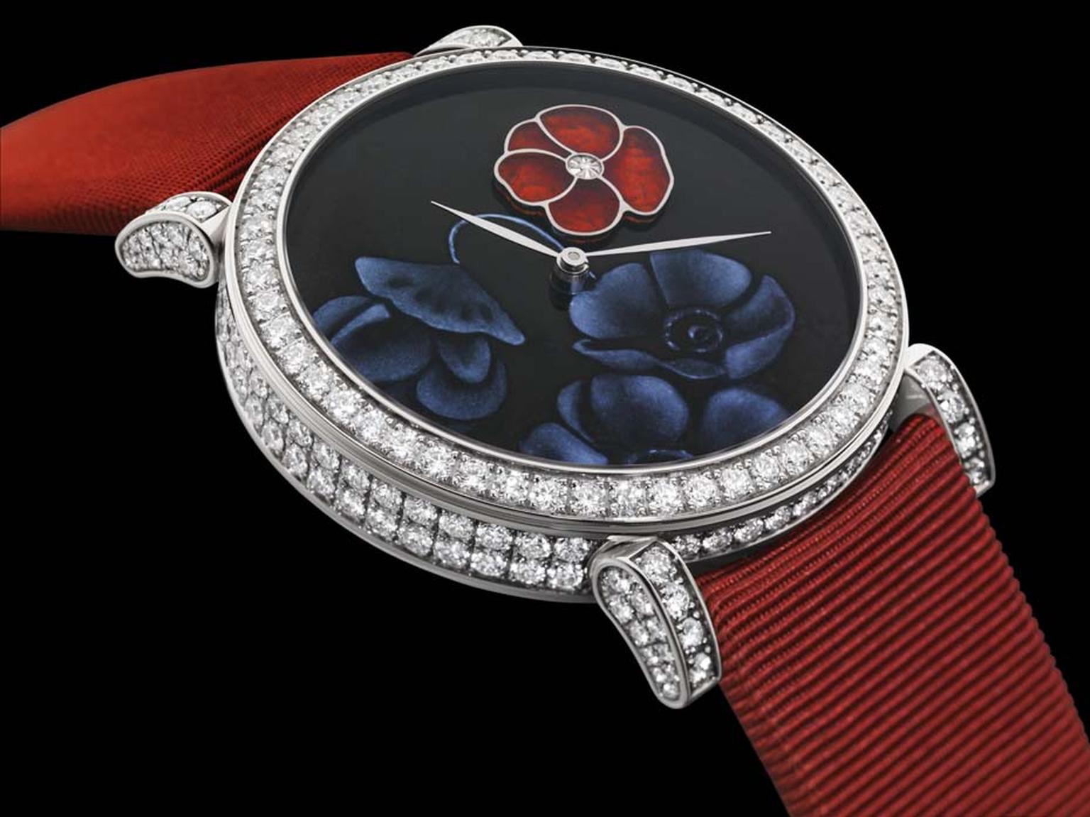 DeLaneau Poppy Plique à Jour watch