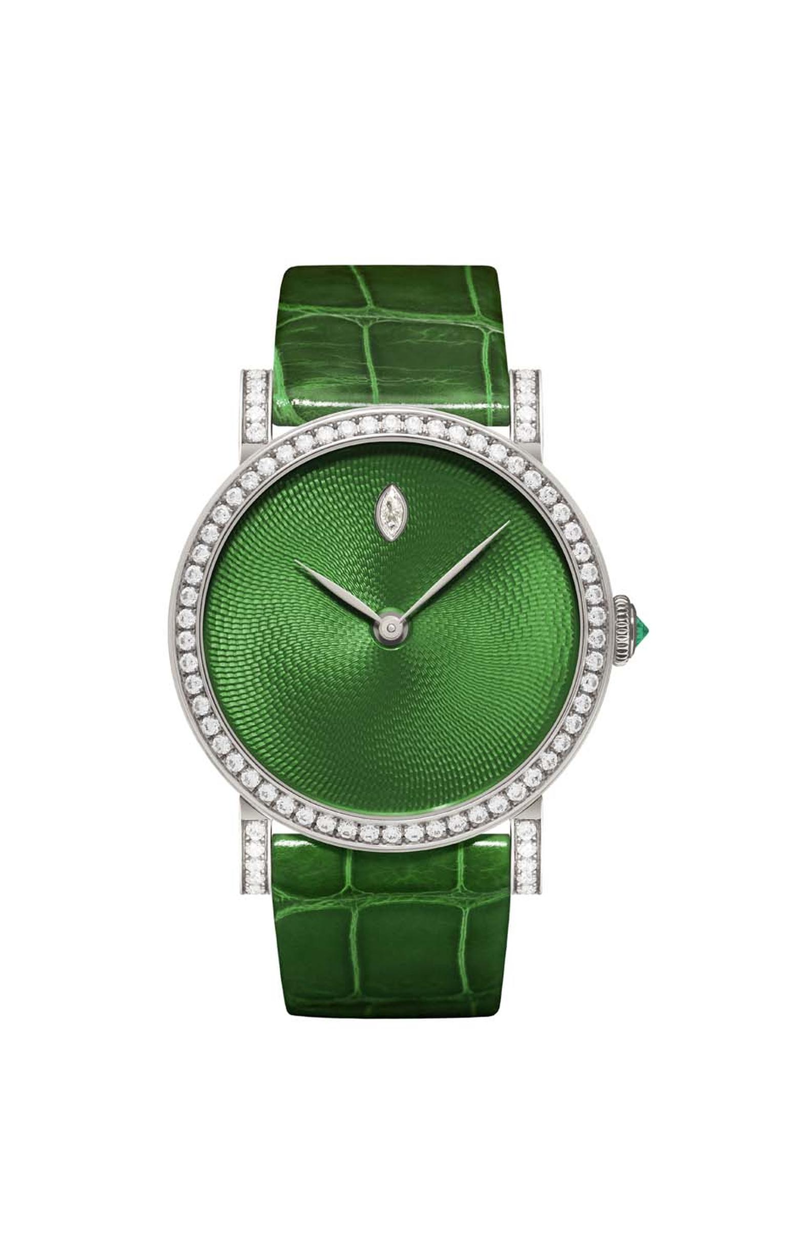 DeLaneau's one-of-a-kind Rondo Translucent Green watch