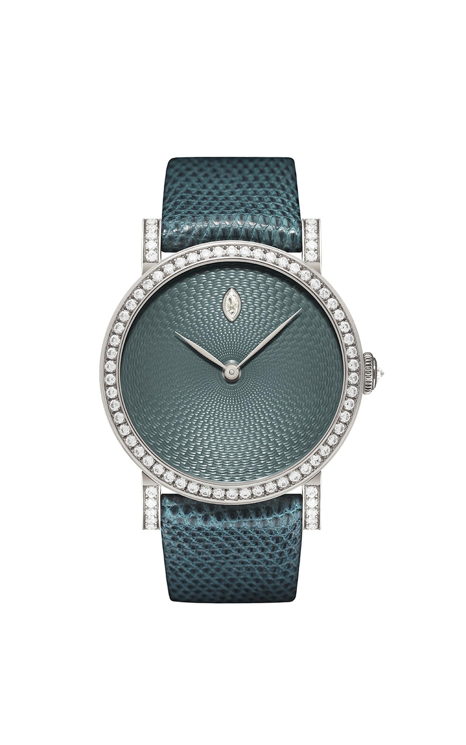 DeLaneau Rondo Transluscent Light Blue watch