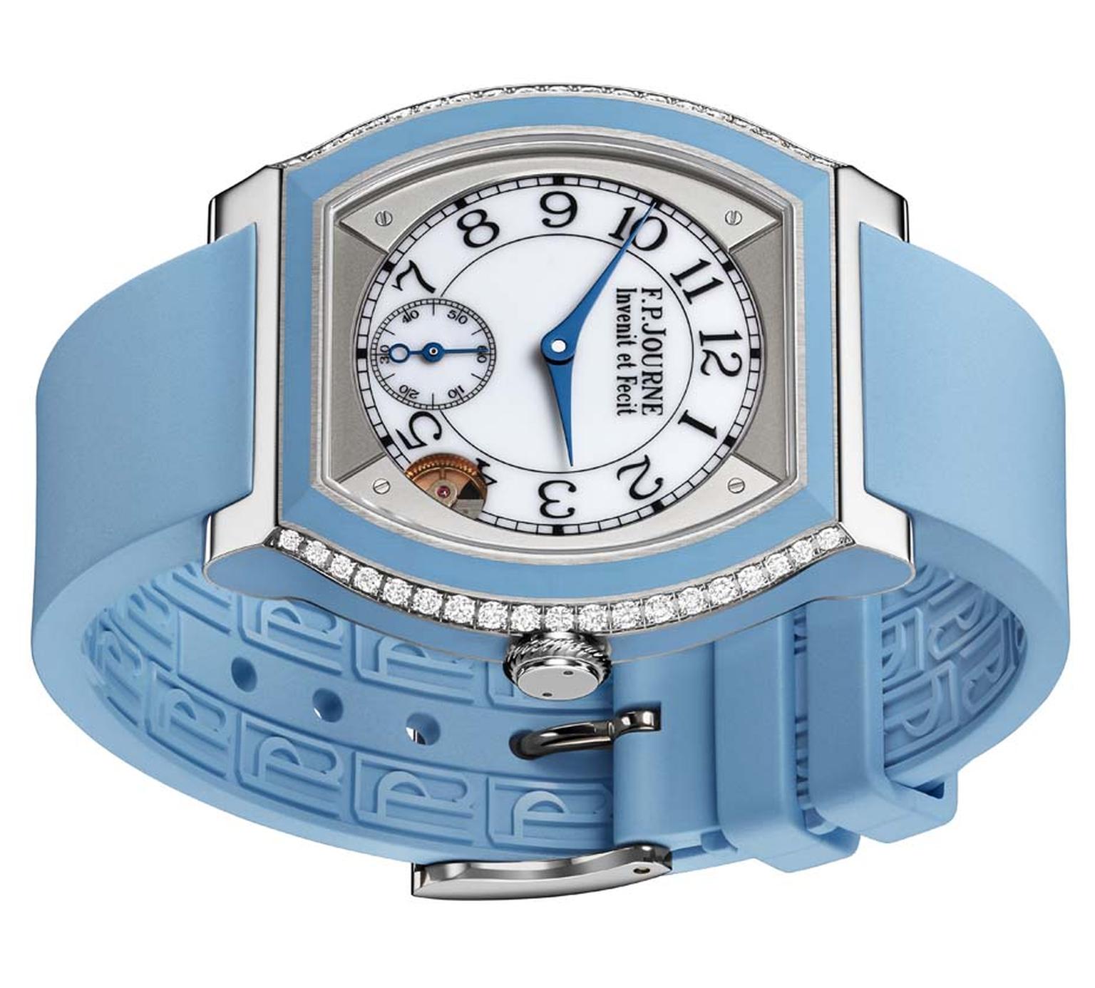 F.P. Journe Élégante watch in blue