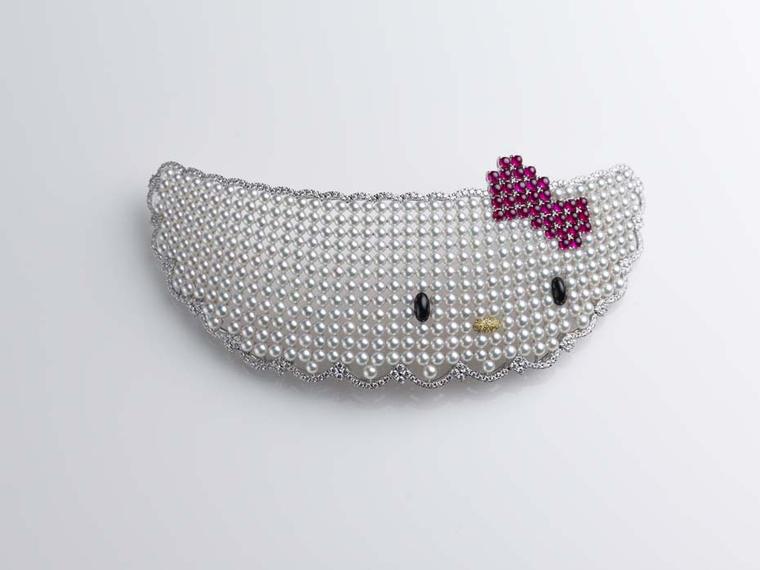 Mikimoto x Hello Kitty hair jewellery