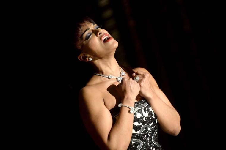 Renowned opera singer Danielle de Niese, wife of Glyndebourne owner Gus Christie, treated invitees to a special performance