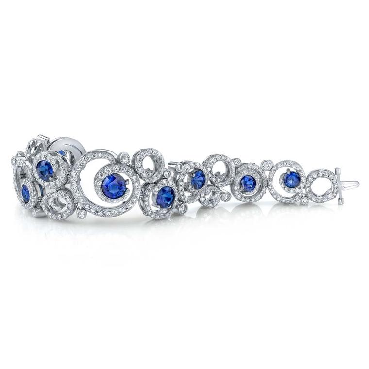 Omi Privé sapphire and diamond bracelet