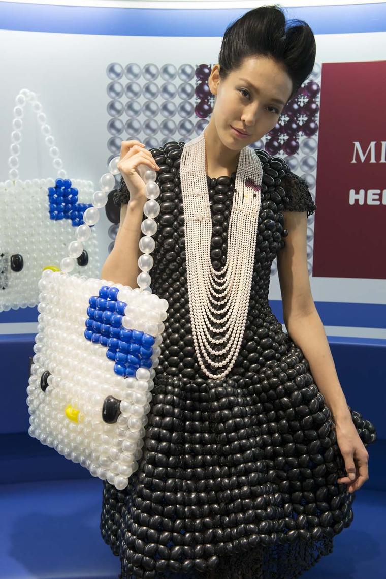 Mikimoto and Hello Kitty take centre stage at the launch of the Mikimoto x Hello Kitty collection at Colette in Paris