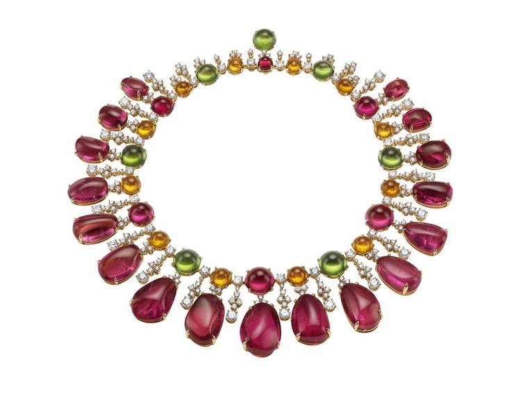 Bulgari Diva Gala in Costa Smeralda necklace set with 18 rubellites totalling more than 420ct