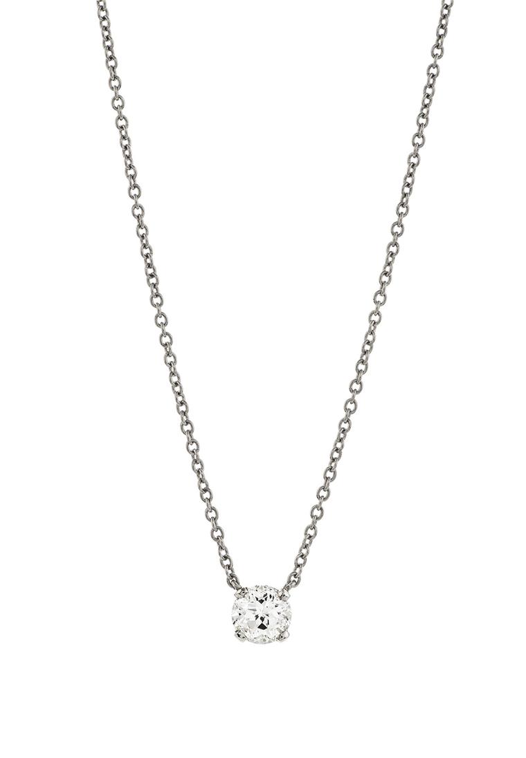 Garrard Eternal Cut solitaire diamond necklace